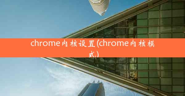 chrome内核设置(chrome内核模式)