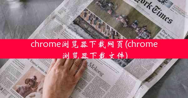 chrome浏览器下载网页(chrome浏览器下载文件)