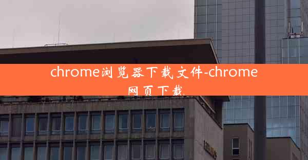 chrome浏览器下载文件-chrome网页下载