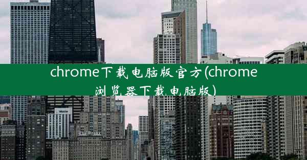 chrome下载电脑版官方(chrome浏览器下载电脑版)