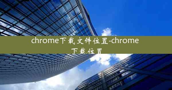 chrome下载文件位置-chrome 下载位置