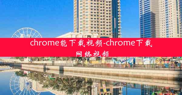 chrome能下载视频-chrome下载网络视频