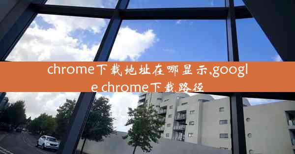 chrome下载地址在哪显示,google chrome下载路径