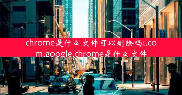 chrome是什么文件可以删除吗;.com.google.chrome是什么文件