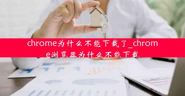 chrome为什么不能下载了_chrome浏览器为什么不能下载