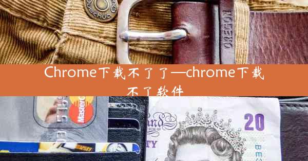 Chrome下载不了了—chrome下载不了软件