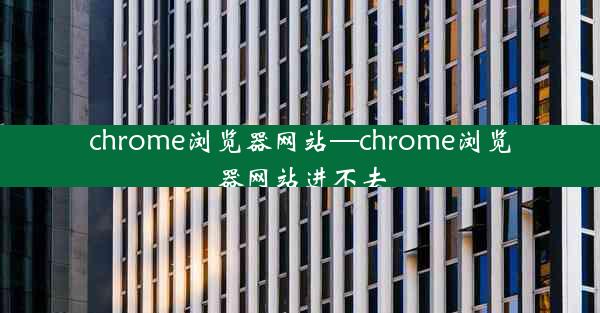 chrome浏览器网站—chrome浏览器网站进不去