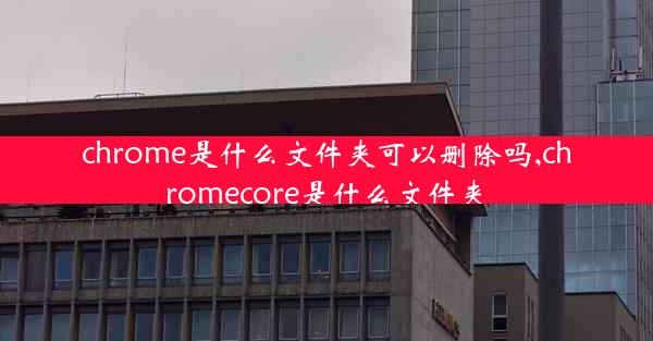 chrome是什么文件夹可以删除吗,chromecore是什么文件夹